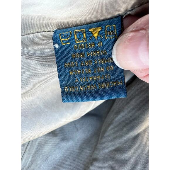 Anthropologie Vest Women SMALL Army Green Silk Blend Millard Fillmore Field - Picture 6 of 7